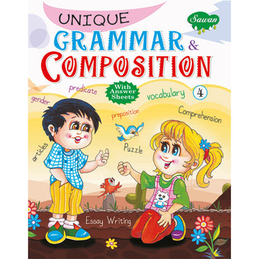 Sawan Unique Grammar & Composition 4