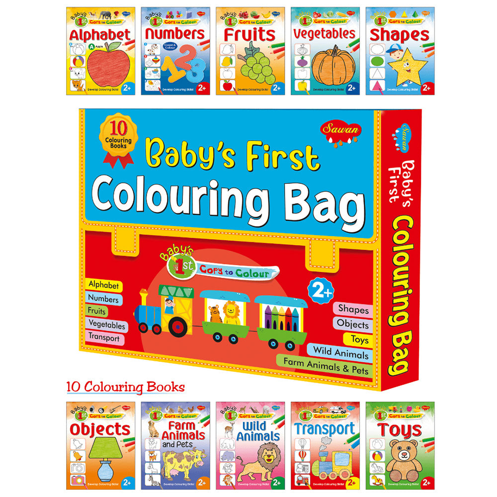 Sawan Baby's First Colouring Bag