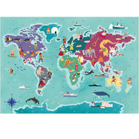 Clementoni Customs & traditions in the world 250 pcs  Exploring Maps Puzzle