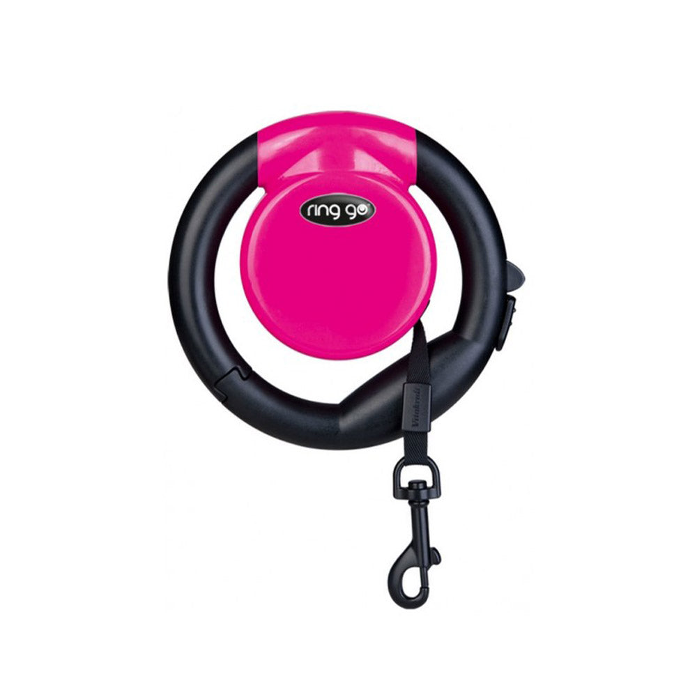 Vitakraft Ring Go Retractable Leash - Pink
