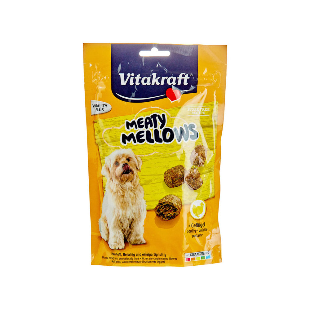 Vitakraft Meaty Mellows Poultry Dog Snacks 120g
