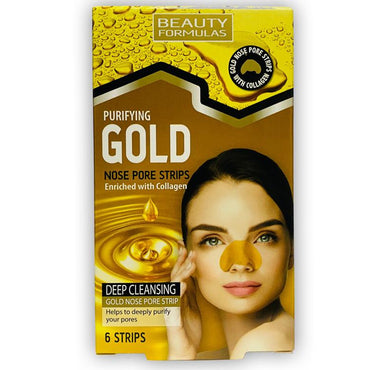 Beauty Formulas Purifying Gold Nose Pore 6 Strips