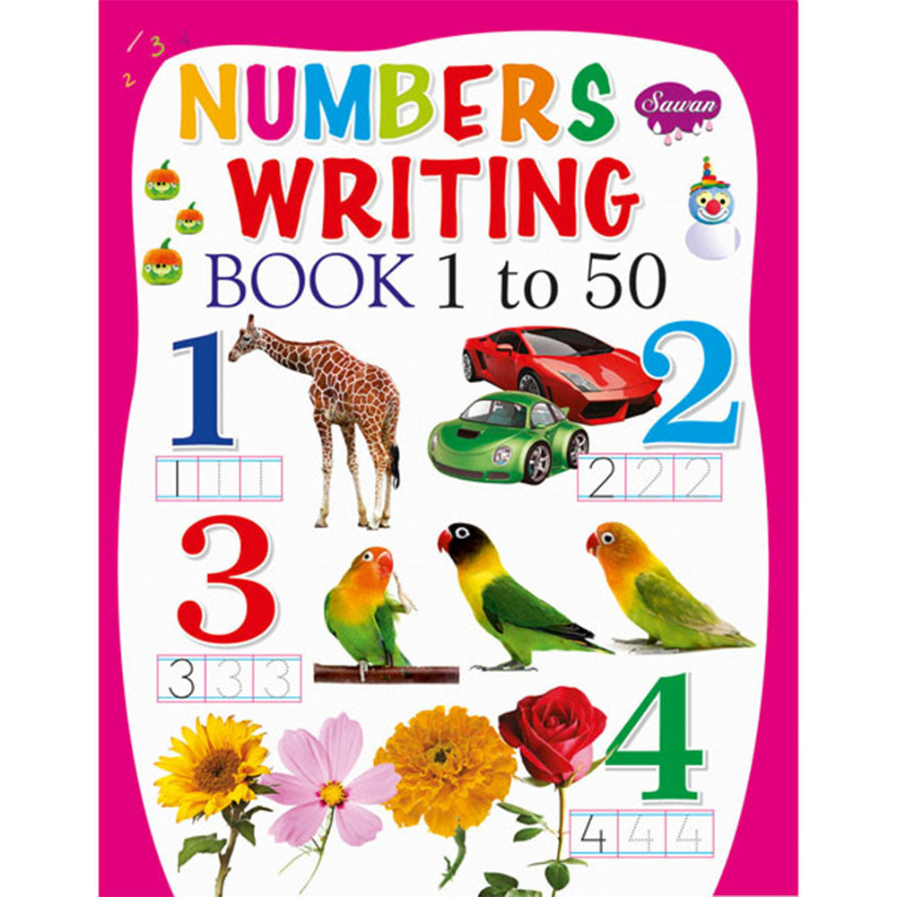 Sawan Numbers Writing Book 1 to 50