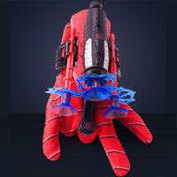 (NET)Spider Man Gloves Launcher Gun with 3 Soft Bullet Toy for Boys / 22FK216