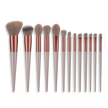 **(NET)**Soft Fluffy Makeup Brushes Set 13Pcs Makeup brush beauty tool / 22FK204