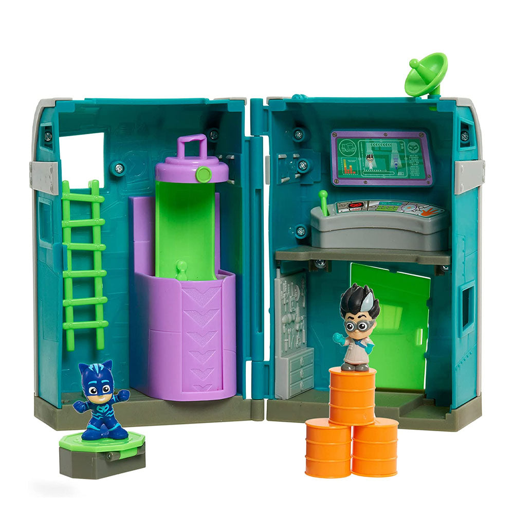 PJ Masks Night Time Micros Romeo Lair Playset