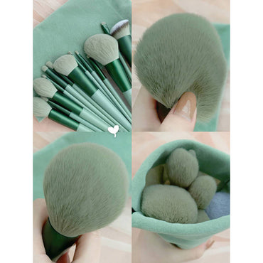 **(NET)**Soft Fluffy Makeup Brushes Set 13Pcs Makeup brush beauty tool / 22FK204