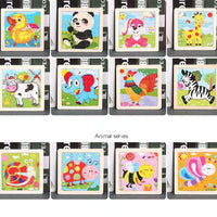 Kids Wooden Jigsaw Puzzle Baby Early Learning Educational Toy for Children  / 22FK212