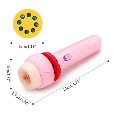 Children’s Projection Toy Torch Toy with Rotate Slide Preschool Funny Gift / 22FK217