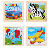 Kids Wooden Jigsaw Puzzle Baby Early Learning Educational Toy for Children  / 22FK212