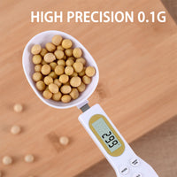 (NET) Electronic Kitchen Scale LCD Digital Measuring Food Spoon / 22FK207