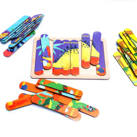 Kids Creative Strip Puzzle Design E – Vehicles / 22FK170