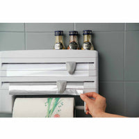 (NET)Multi-Function Kitchen Cling Film Foil Dispenser Household Kitchen Tool Rack / 22FK165 / KN-123/ 8913