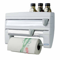 (NET)Multi-Function Kitchen Cling Film Foil Dispenser Household Kitchen Tool Rack / 22FK165 / KN-123/ 8913