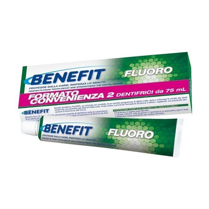 Benefit Fluoro Toothpaste x2 75ml - Karout Online -Karout Online Shopping In lebanon - Karout Express Delivery 