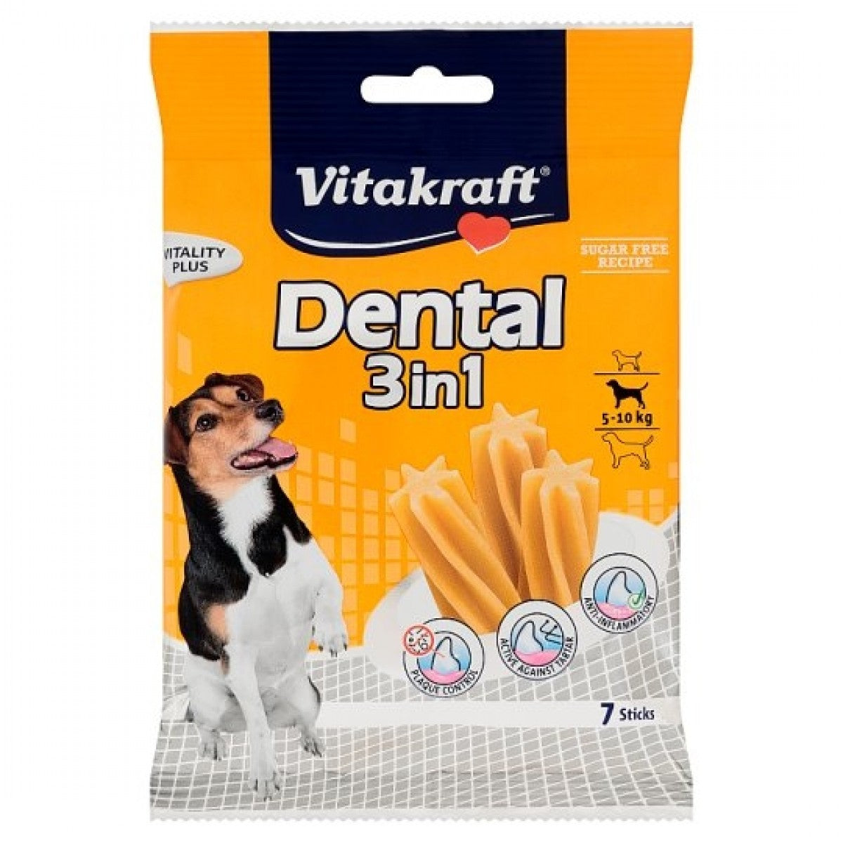 Vitakraft Dental 3 in1 Stick Small 7 pcs 120g