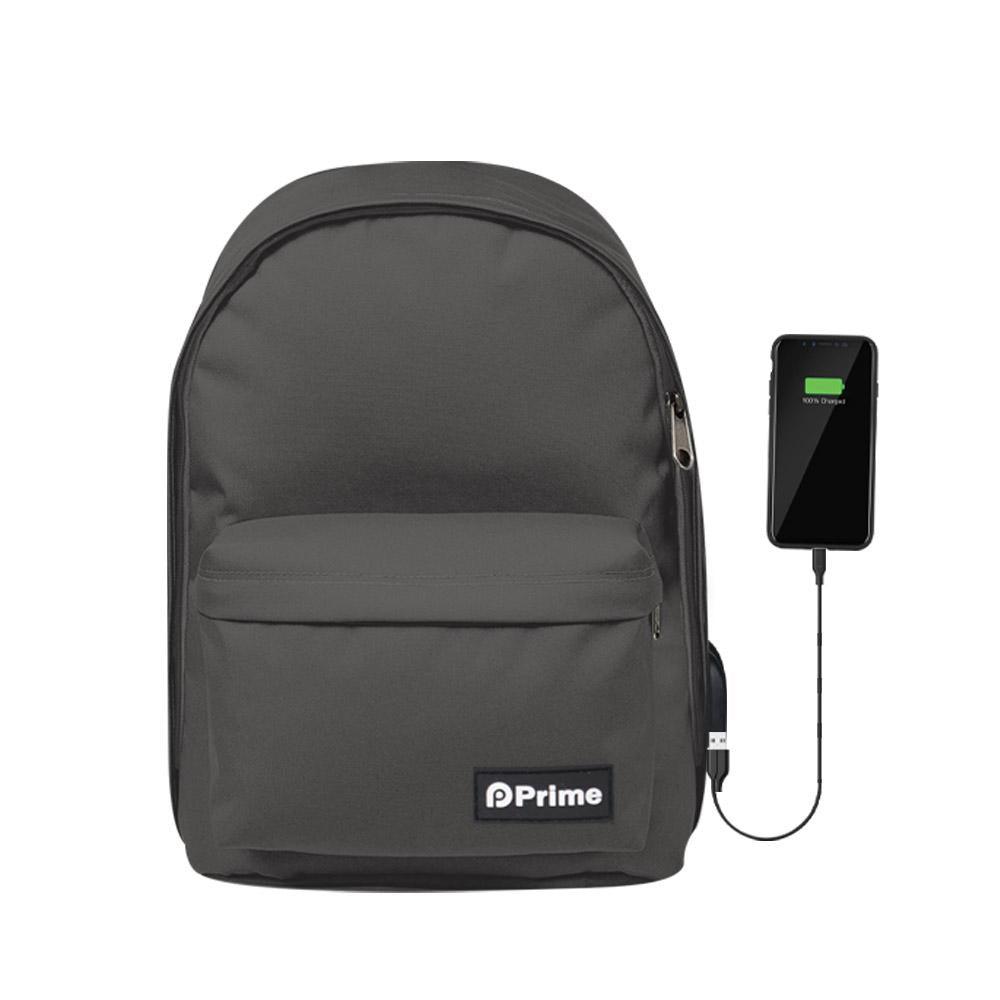 Prime 17 inch BACKPACK WITH USB PORT.