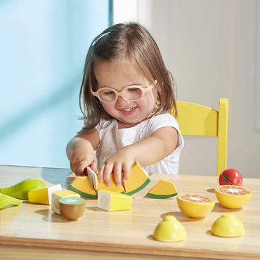 MELISSA & DOUG  WOODEN CUTTING FRUIT SET - Karout Online -Karout Online Shopping In lebanon - Karout Express Delivery 