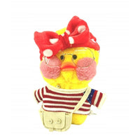 Plush Lalafanfan Duck Toys with bag and eyeglasses 26 cm - Karout Online -Karout Online Shopping In lebanon - Karout Express Delivery 