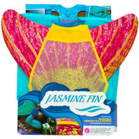 Swimmable Mermaid Tail & Monofin Xs/b / Yellow& Fuchsia Summer